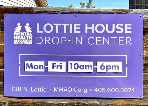 MHAOK Lottie House Sign